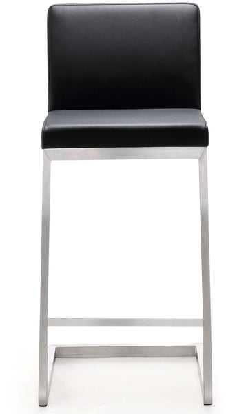 Parma Black Steel Counter Stool