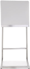 Parma White Steel Counter Stool