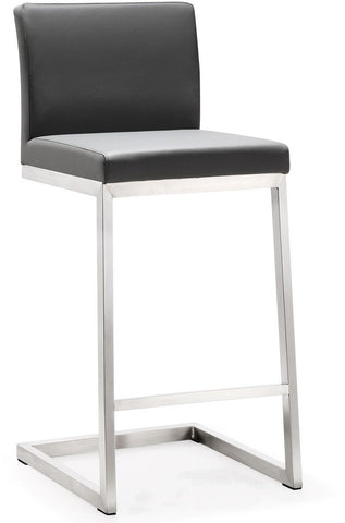 Parma Grey Steel Counter Stool - Heaven's Gate Home & Garden