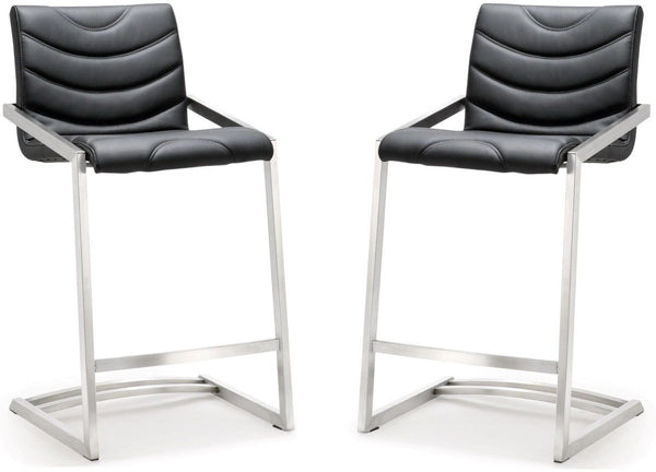 Rio Black Steel Counter Stool