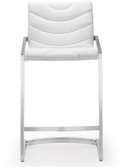Rio White Steel Counter Stool