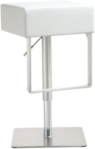 Seville White Steel Barstool - Heaven's Gate Home & Garden