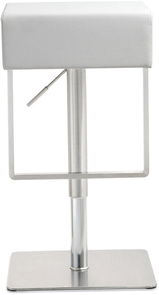 Seville White Steel Barstool