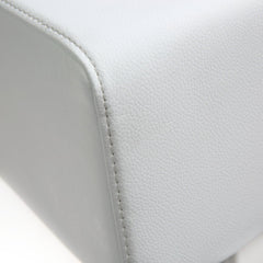 Seville White Steel Barstool