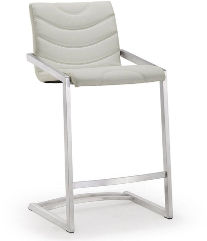 Rio Light Grey Steel Counter Stool - Heaven's Gate Home & Garden