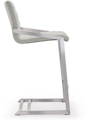 Rio Light Grey Steel Counter Stool