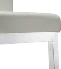 Parma Light Grey Steel Counter Stool