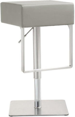 Seville Light Grey Steel Barstool - Heaven's Gate Home & Garden