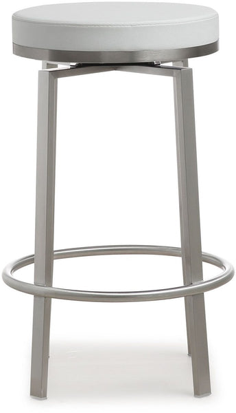 Pratt White Steel Counter Stool - Set of 2