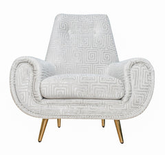 Piper Silver Patterned Chair
