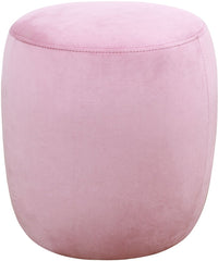 Willow Blush Velvet Ottoman