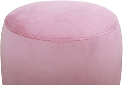 Willow Blush Velvet Ottoman