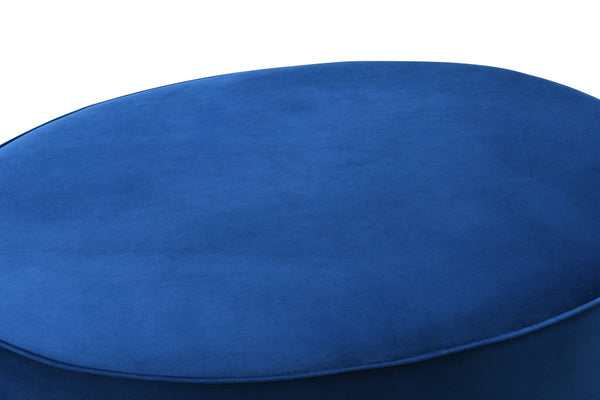 Scarlett Navy Ottoman