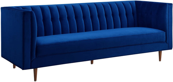 Sebastian Navy Velvet Sofa