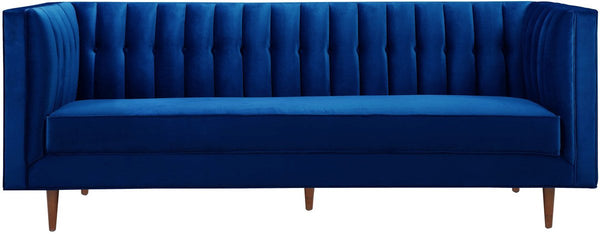 Sebastian Navy Velvet Sofa