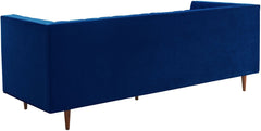 Sebastian Navy Velvet Sofa