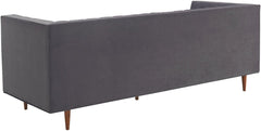 Sebastian Grey Velvet Sofa