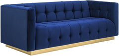 Roma Navy Velvet Sofa
