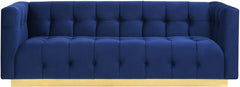 Roma Navy Velvet Sofa