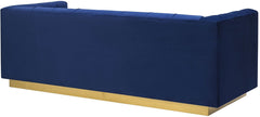 Roma Navy Velvet Sofa