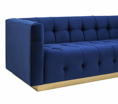 Roma Navy Velvet Sofa