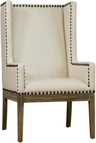 Tribeca Beige Linen Chair - Heaven's Gate Home & Garden