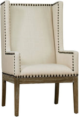 Tribeca Beige Linen Chair