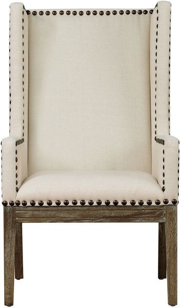 Tribeca Beige Linen Chair