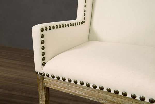 Tribeca Beige Linen Chair
