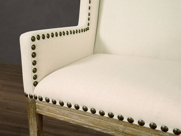 Tribeca Beige Linen Chair