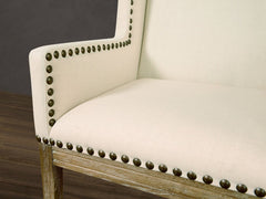 Tribeca Beige Linen Chair