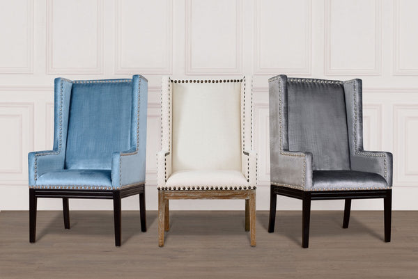 Tribeca Beige Linen Chair