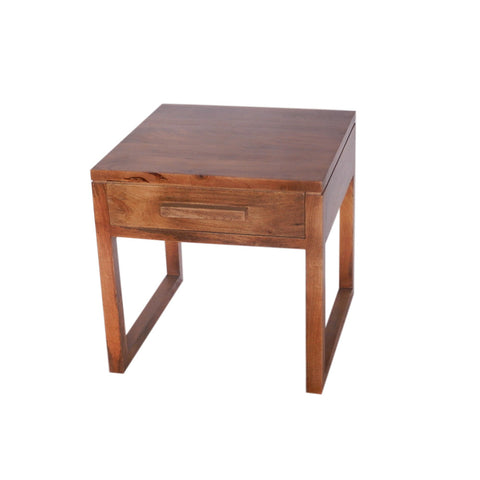The Urban Port The Urban Port Brand Alluring Side Table With Single Drawer