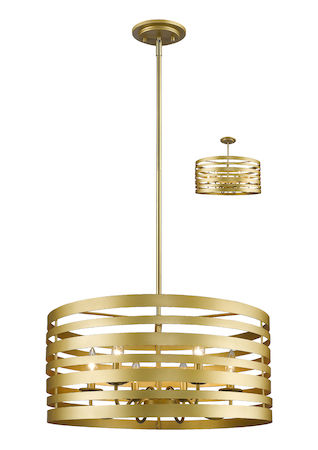Z-Lite Memphis 6 Light Pendant 441-24SG