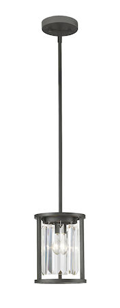 Z-Lite Monarch 1 Light Mini Pendant 439MP-BRZ