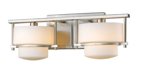 Z-Lite Porter 2 Light Vanity Light 3030-2V-BN-LED