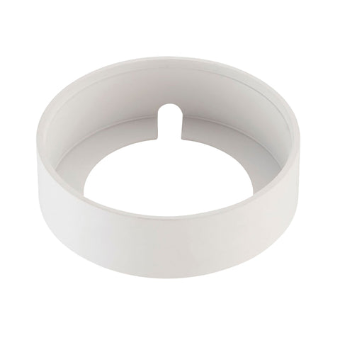 Alpha Surface Mount Collar In White