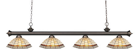 Z-Lite Riviera 4 Light Billiard Light 200-4OB-Z14-35