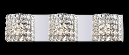 Z-Lite Panache 3 Light Crystal Vanity Light 867-3V