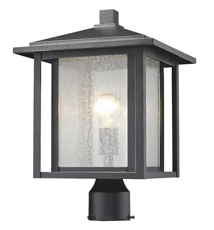 Z-Lite Aspen 1 Light Outdoor 554PHB-BK