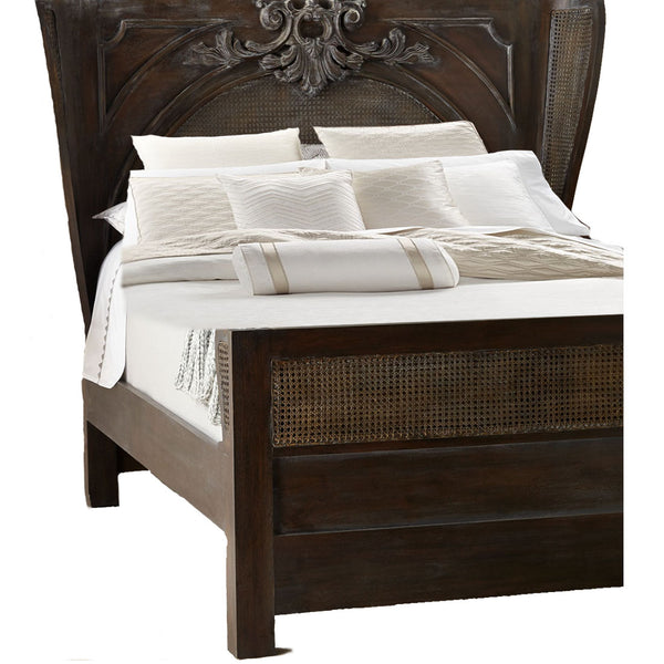 CANED ACANTHUS KING BED