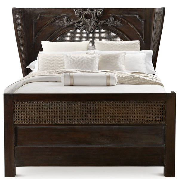 CANED ACANTHUS KING BED