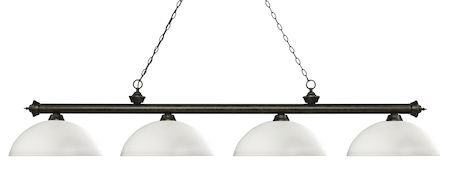 Z-Lite Riviera 4 Light Island/Billiard Light 200-4GB-DMO14