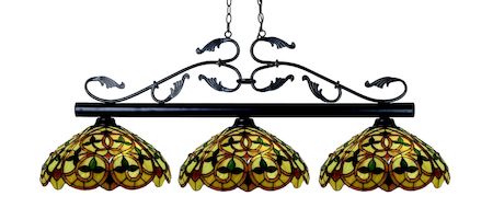Z-Lite Bourbon 3 Light Billiard Light 140BRZ-C14