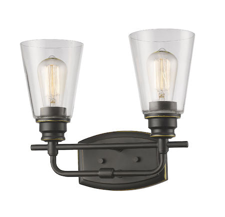 Z-Lite Annora 2 Light Vanity Light 428-2V-OB