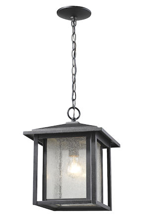 Z-Lite Aspen 1 Light Outdoor 554CHB-BK