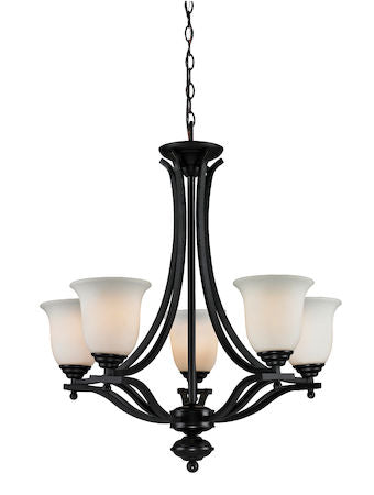 Z-Lite Lagoon 5 Light Chandelier 702-5-BRZ