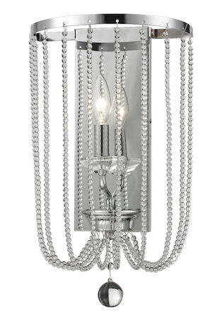 Z-Lite Serenade 1 Light Wall Sconce 429-1W-CH