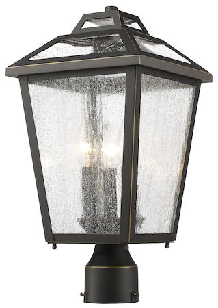 Z-Lite Bayland 3 Light Outdoor Post Mount Light 539PHMR-ORB