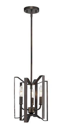 Z-Lite Marsala 3 Light Mini Pendant 4000MP-BRZ